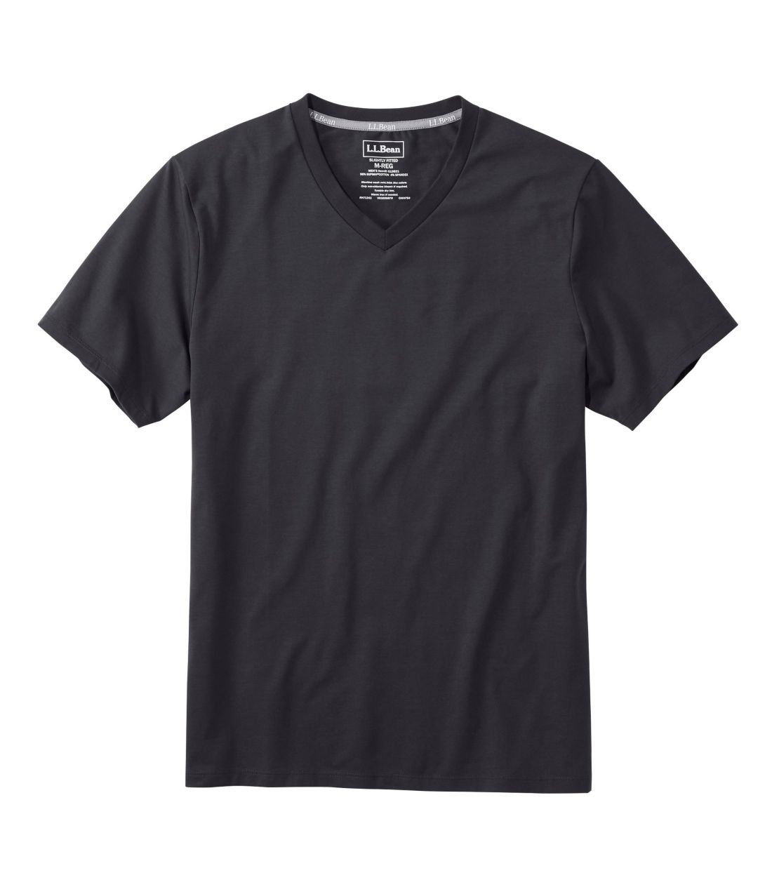 �R���t�H�[�g�E�X�g���b�`�E�s�}�E�e�B�A�����@V�l�b�N�^Men's Comfort Stretch Pima Tee, Short-Sleeve V-Neck