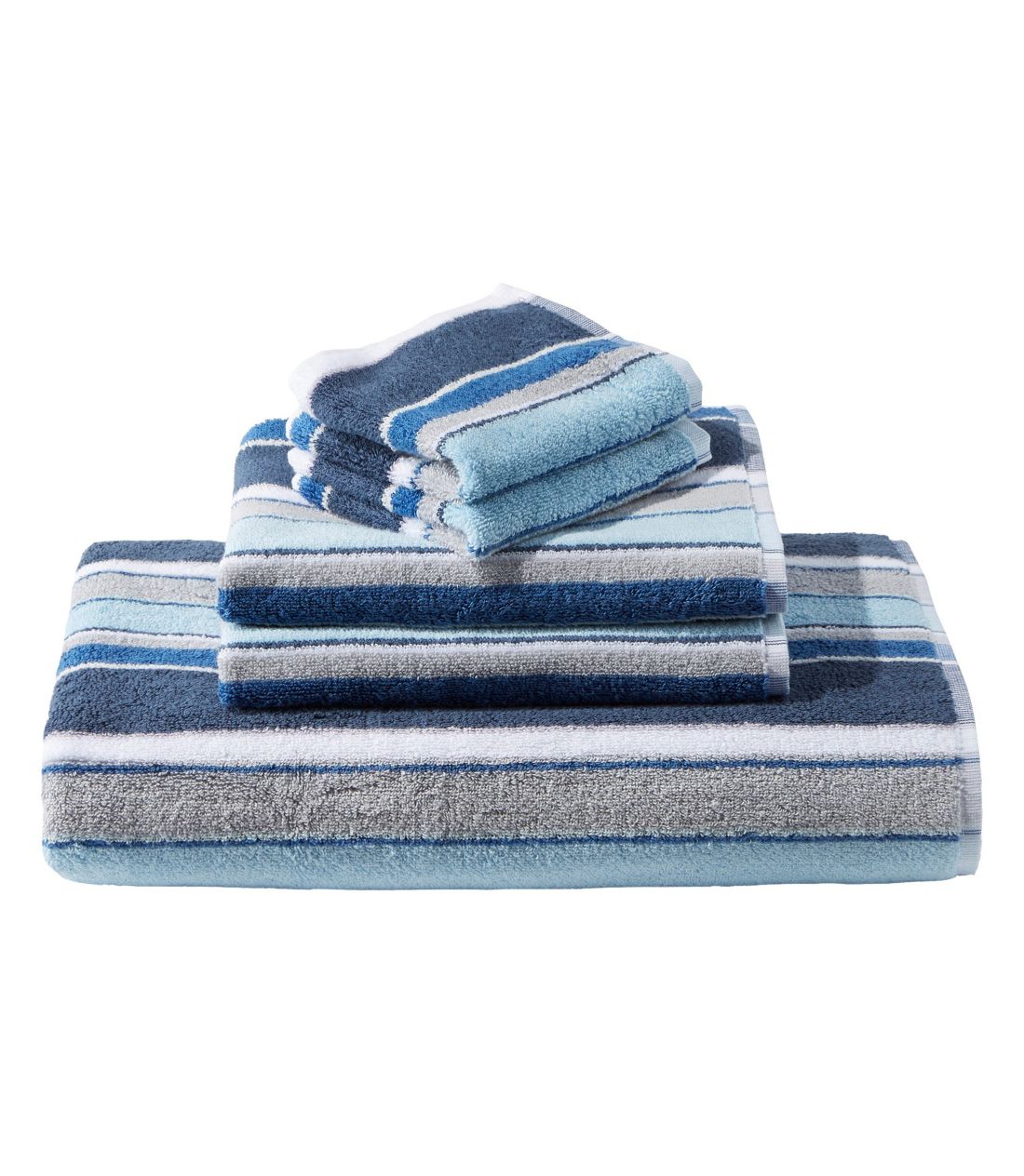 �r�[���Y�E�I�[�K�j�b�N�E�R�b�g���E�^�I���A�X�g���C�v�^Bean's Organic Cotton Towel, Stripe