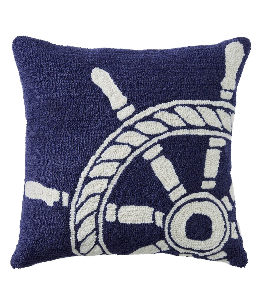 ChA/AEghAEtbNEs[AVbvEzC[^Indoor/Outdoor Hooked Pillow, Ship Wheel