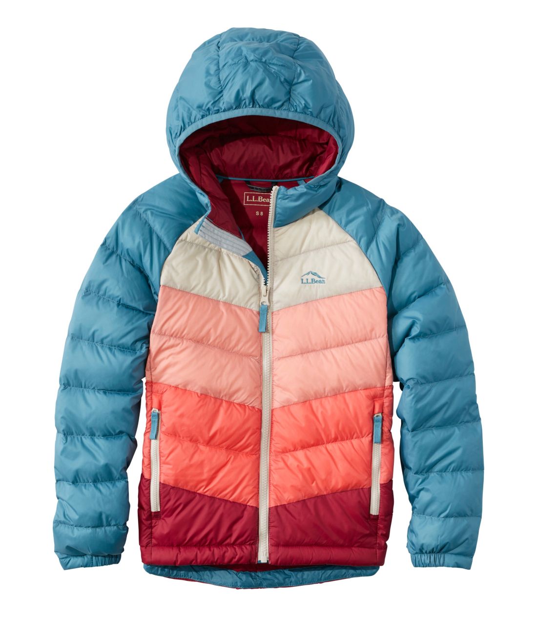 �L�b�Y�E�E���g�����C�g 650 �_�E���E�W���P�b�g�A�J���[�u���b�N�^Kids' Ultralight 650 Down Jacket, Colorblock