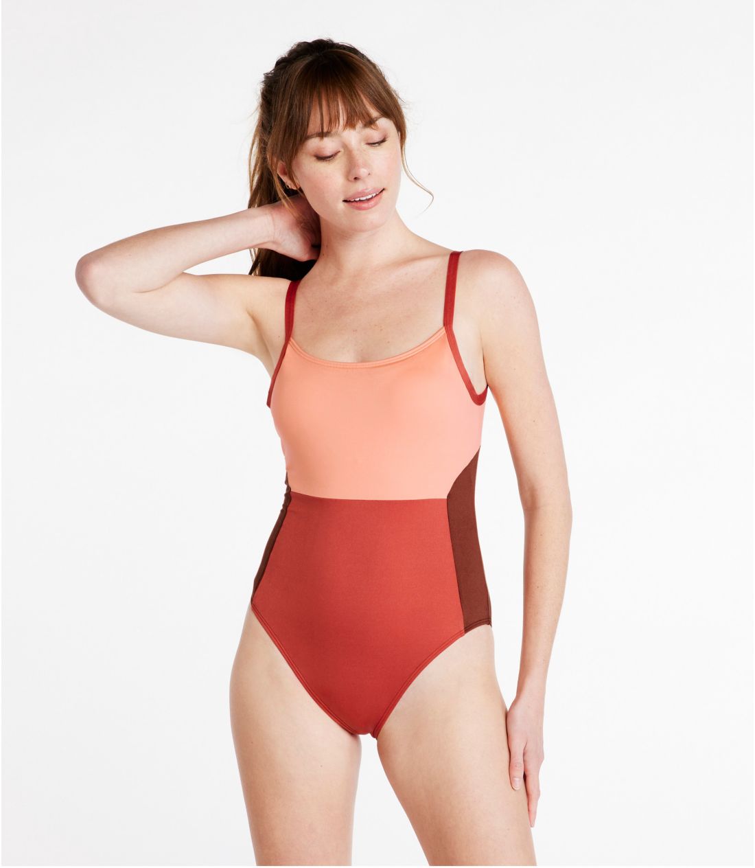 j[EJgEXCEGAAXN[vlbNE^NX[c@J[ubN^Women's New Currents Swimwear, Scoopneck Tanksuit Color Block