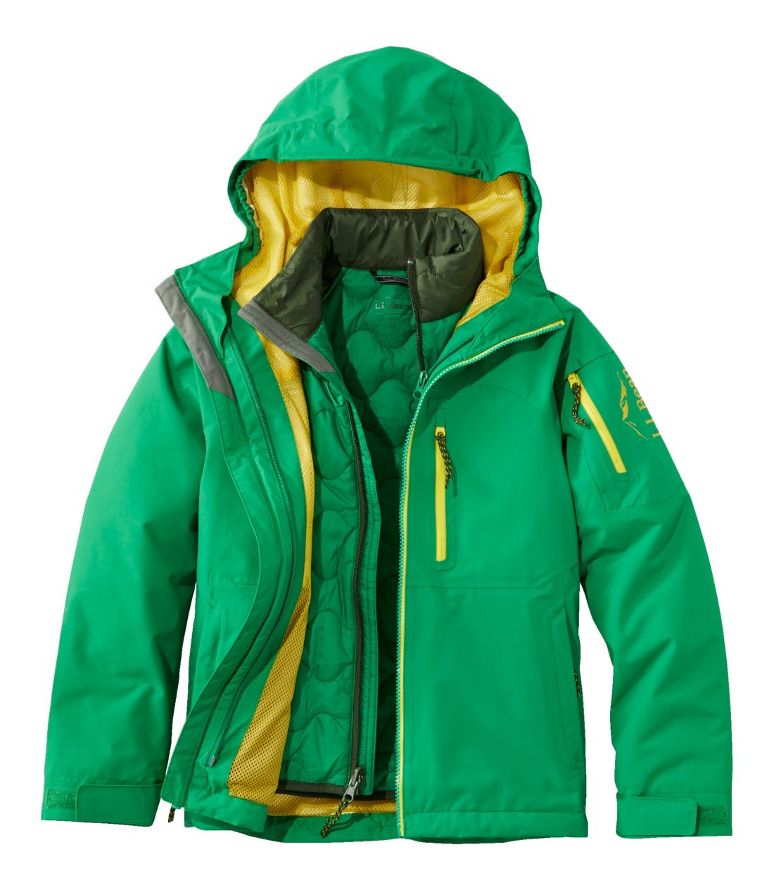 LbYEpXt@C_[EEH[^[v[t 3 C 1 WPbg^Kids' Pathfinder Waterproof 3-in-1 Jacket