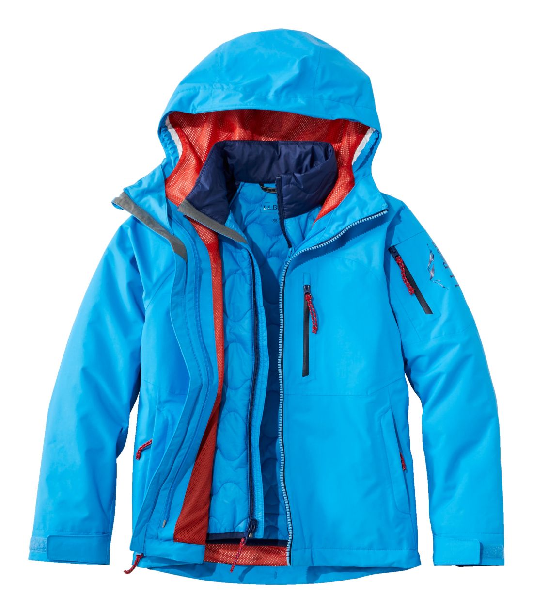 LbYEpXt@C_[EEH[^[v[t 3 C 1 WPbg^Kids' Pathfinder Waterproof 3-in-1 Jacket