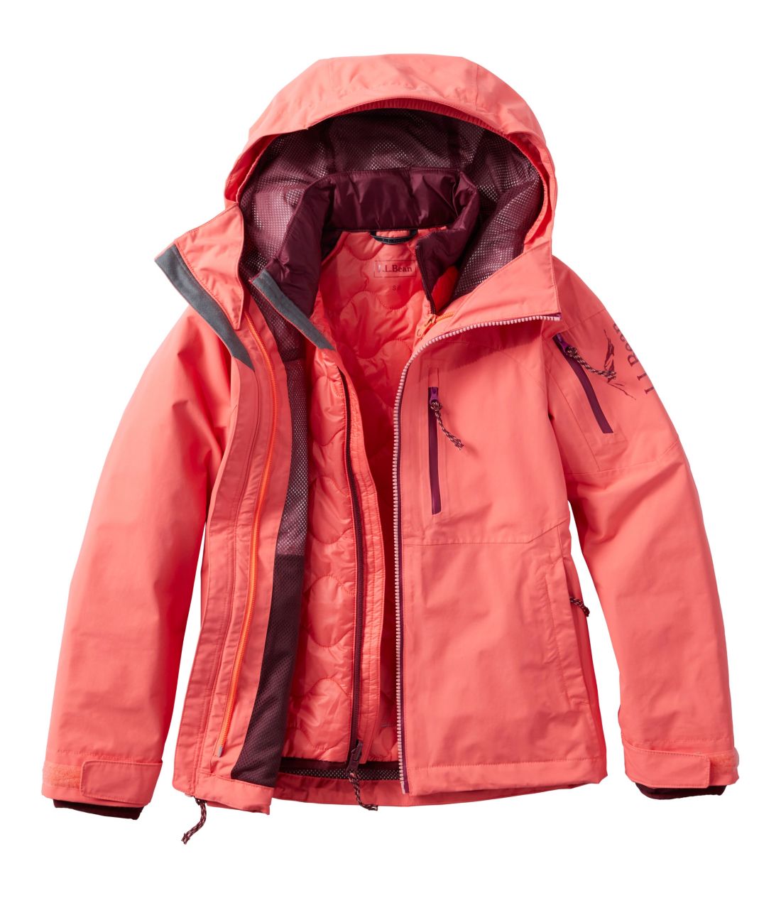 LbYEpXt@C_[EEH[^[v[t 3 C 1 WPbg^Kids' Pathfinder Waterproof 3-in-1 Jacket