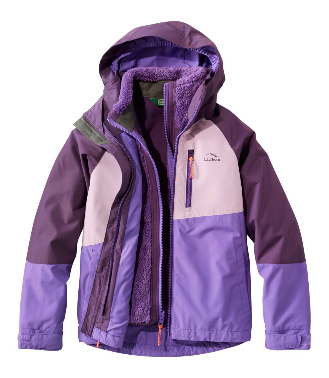 LbYEt[XCh 3 C 1 WPbg^Kids' Fleece-Lined 3-in-1 Jacket
