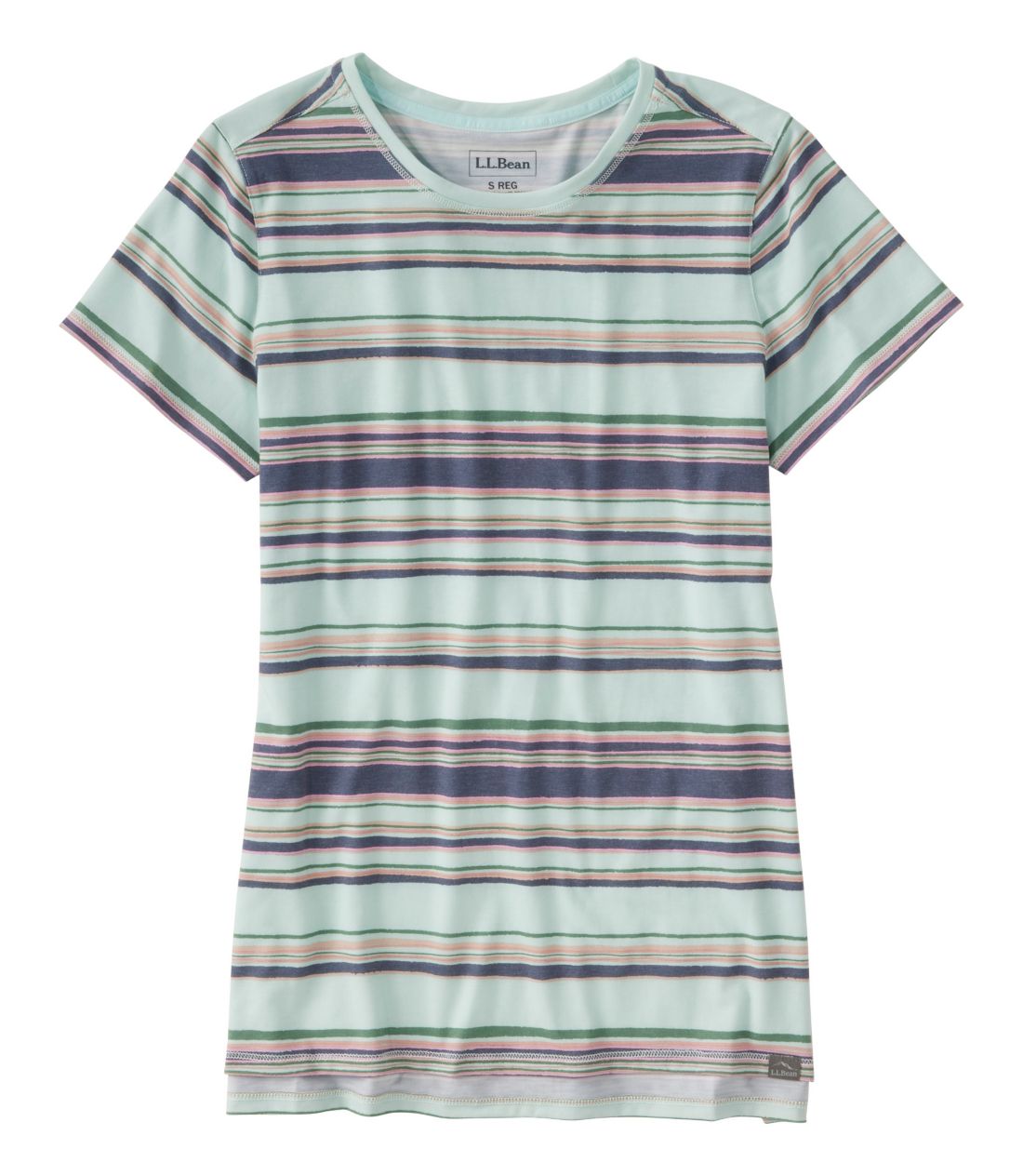 �G�u���f�C�E�T���X�}�[�g�E�e�B�A�����@�X�g���C�v�^Women's Everyday SunSmart Tee, Short-Sleeve Stripe