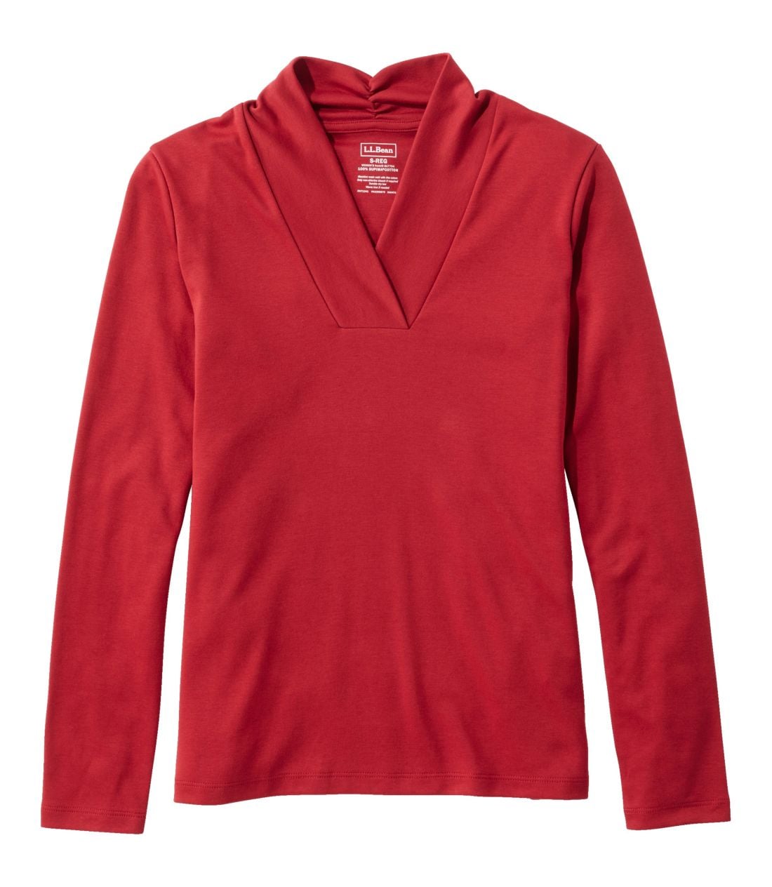 �s�}�E�R�b�g���E�e�B�A�����@�V���[���^Women's Pima Cotton Tee, Long-Sleeve Shawl