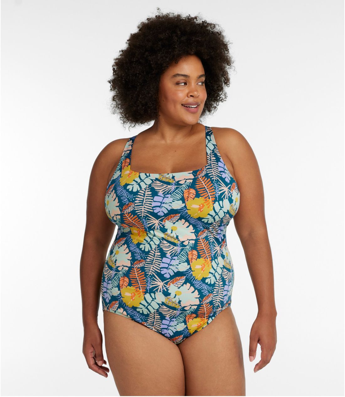 j[EJgEXCEGAAXNGAlbNE^NX[c@vg^Women's New Currents Swimwear, Squareneck Tanksuit Print