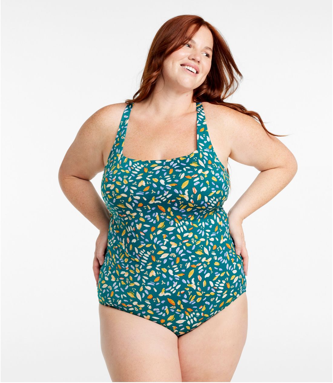 j[EJgEXCEGAAXNGAlbNE^NX[c@vg^Women's New Currents Swimwear, Squareneck Tanksuit Print