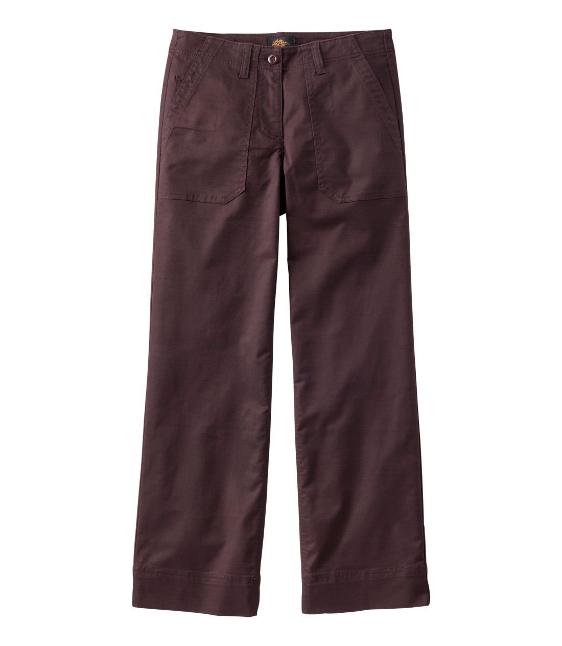 �V�O�l�`���[�E�R�b�g��/�e���Z���E���[�e�B���e�B�E�p���c�A�~�b�h���C�Y�@���C�h���b�O�@�A���N�������O�X�^Women's Signature Cotton/TENCEL Utility Pants, Mid-Rise Wide-Leg Ankle-Length