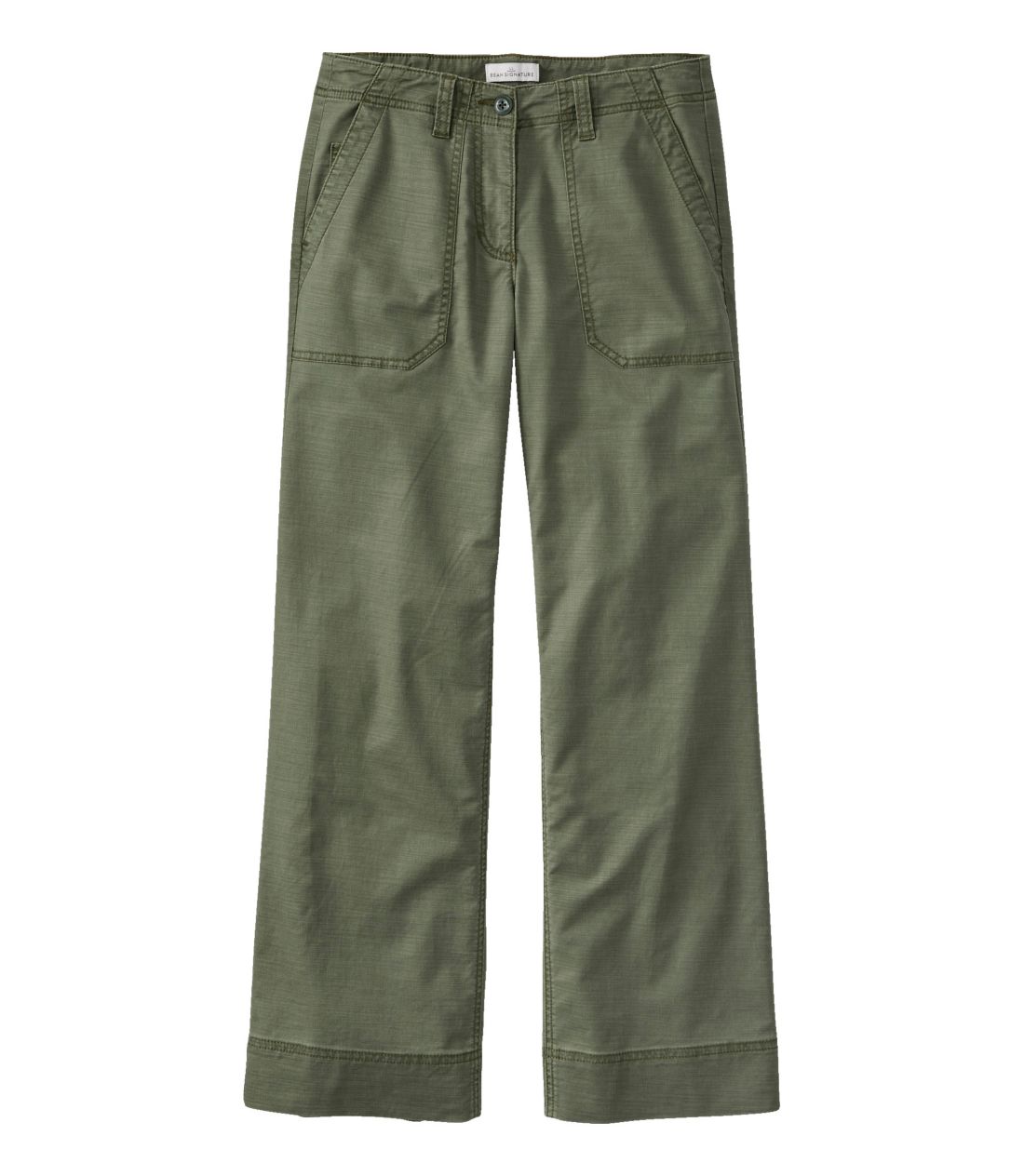 VOl`[ERbg/eZE[eBeBEpcA~bhCY@ChbO@ANOX^Women's Signature Cotton/TENCEL Utility Pants, Mid-Rise Wide-Leg Ankle-Length