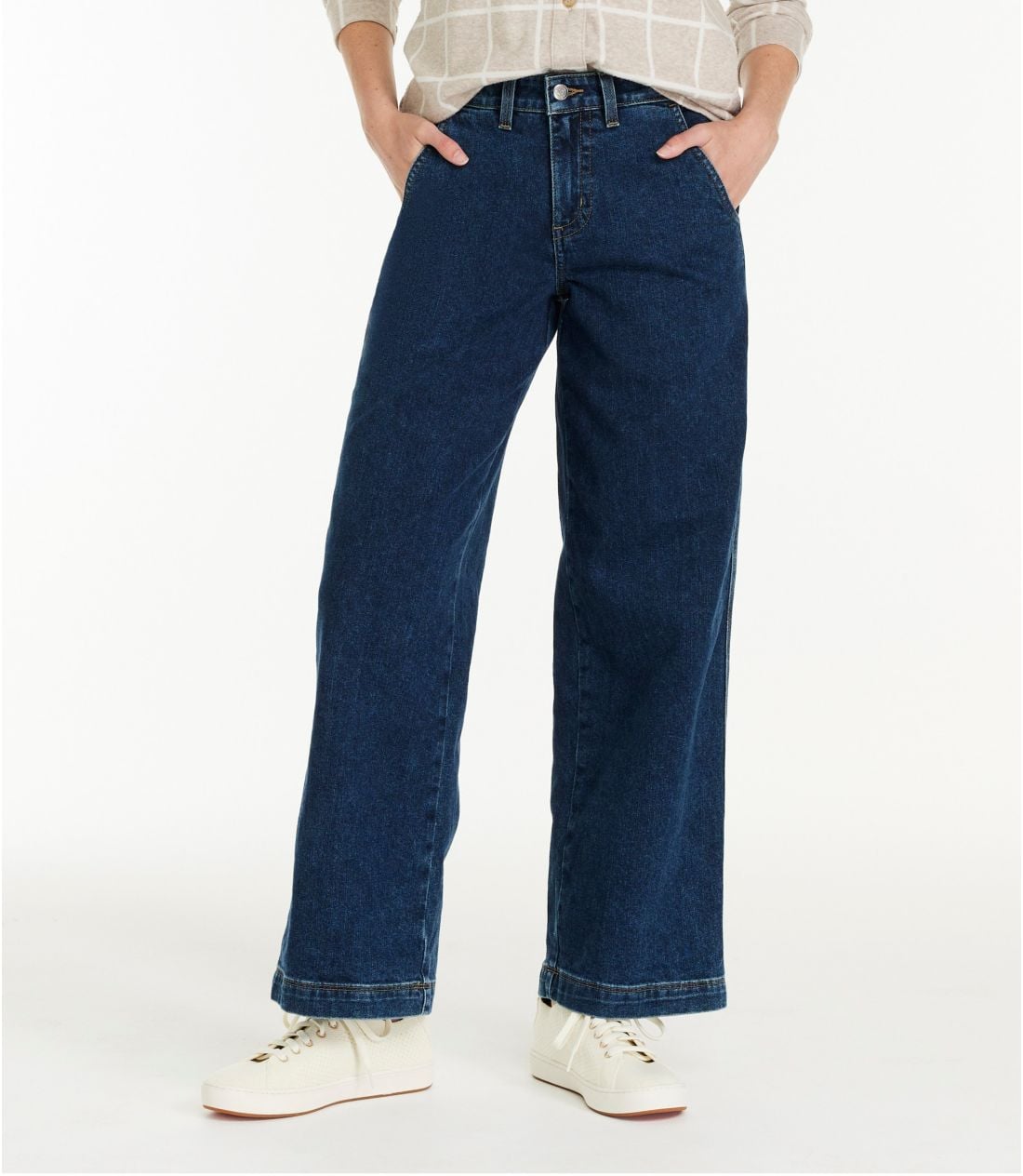 207 �r���e�[�W�E�W�[���Y�A�n�C���C�Y�@���C�h���b�O�^Women's 207 Vintage Jeans, High-Rise Wide-Leg