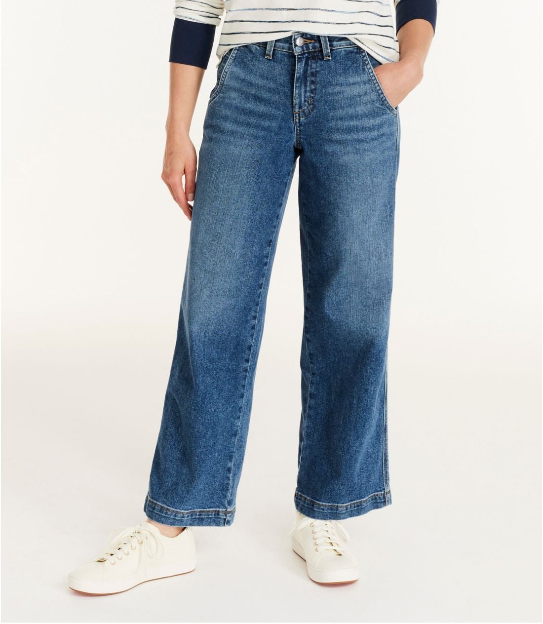 207 �r���e�[�W�E�W�[���Y�A�n�C���C�Y�@���C�h���b�O�^Women's 207 Vintage Jeans, High-Rise Wide-Leg