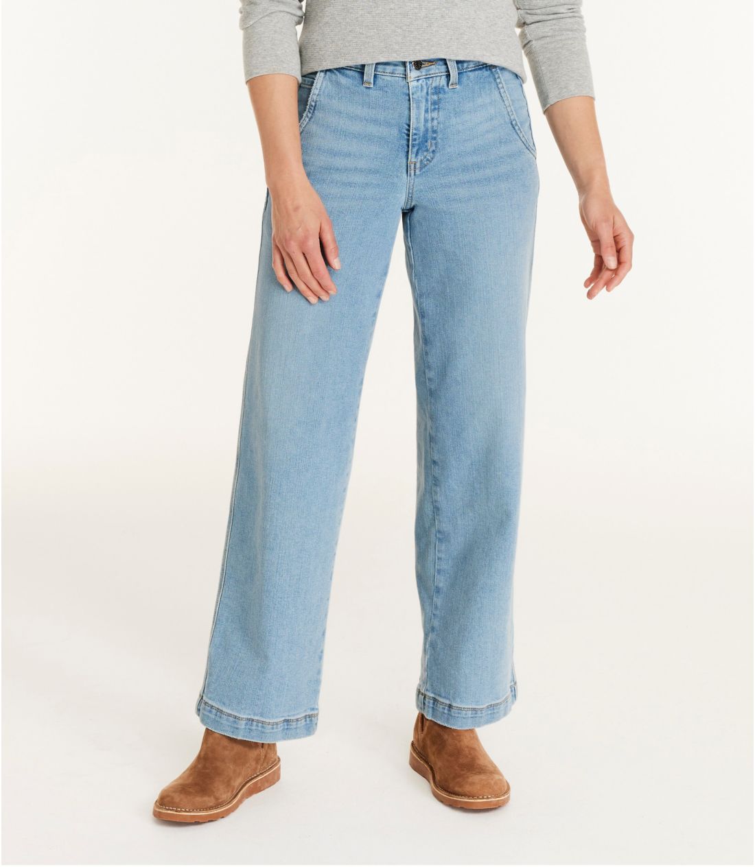 207 �r���e�[�W�E�W�[���Y�A�n�C���C�Y�@���C�h���b�O�^Women's 207 Vintage Jeans, High-Rise Wide-Leg