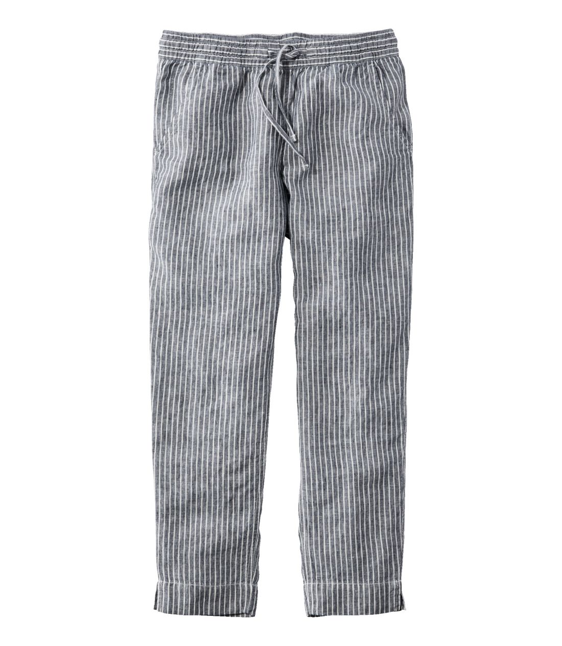 v~AEEHbVuElEvIEANEpcA~bhCY@e[p[hbO@XgCv^Women's Premium Linen Breezy Pull-On Ankle Pants, Mid-Rise Tapered-Leg Stripe