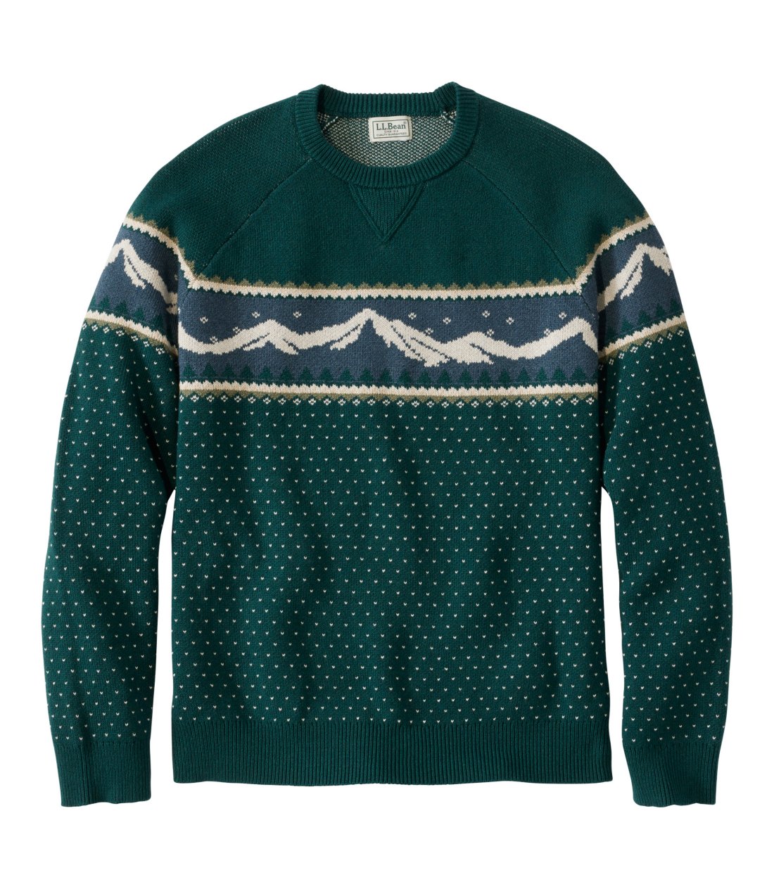 EBPbhE\tgERbg/JV~EZ[^[AN[lbN@C^[V^Men's Wicked Soft Cotton/Cashmere Sweater, Crewneck Intarsia