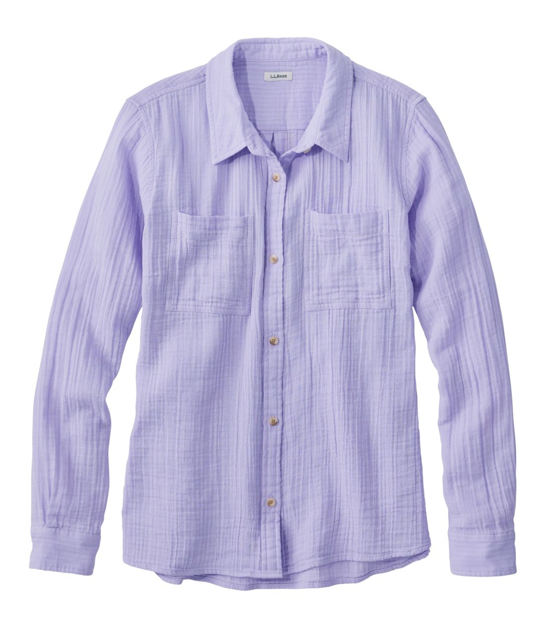 NEhEK[[EVcA^Women's Cloud Gauze Shirt, Long-Sleeve