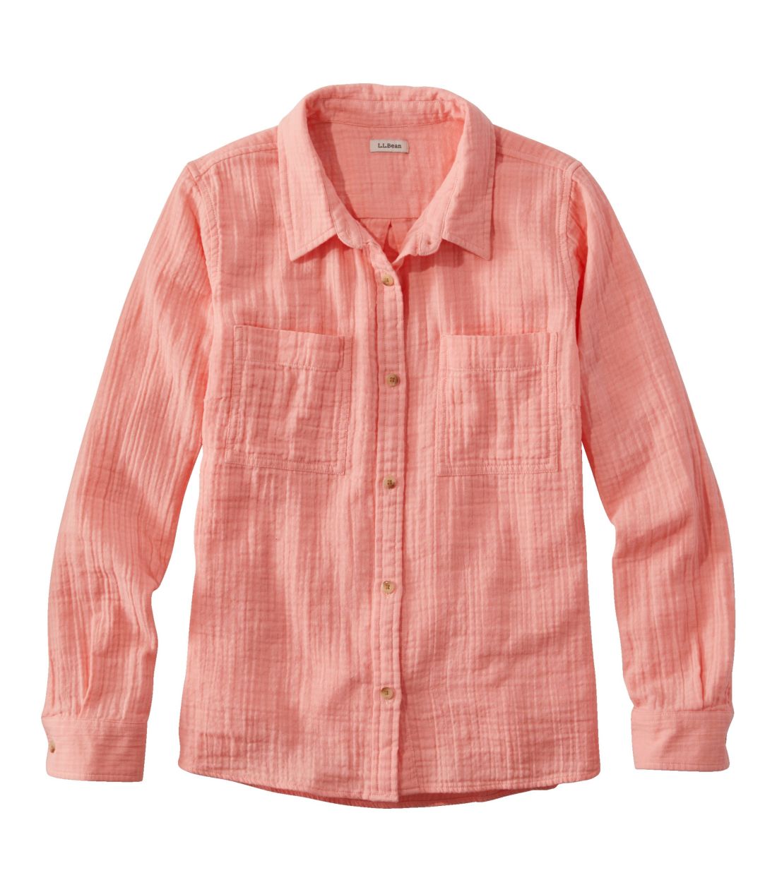 NEhEK[[EVcA^Women's Cloud Gauze Shirt, Long-Sleeve