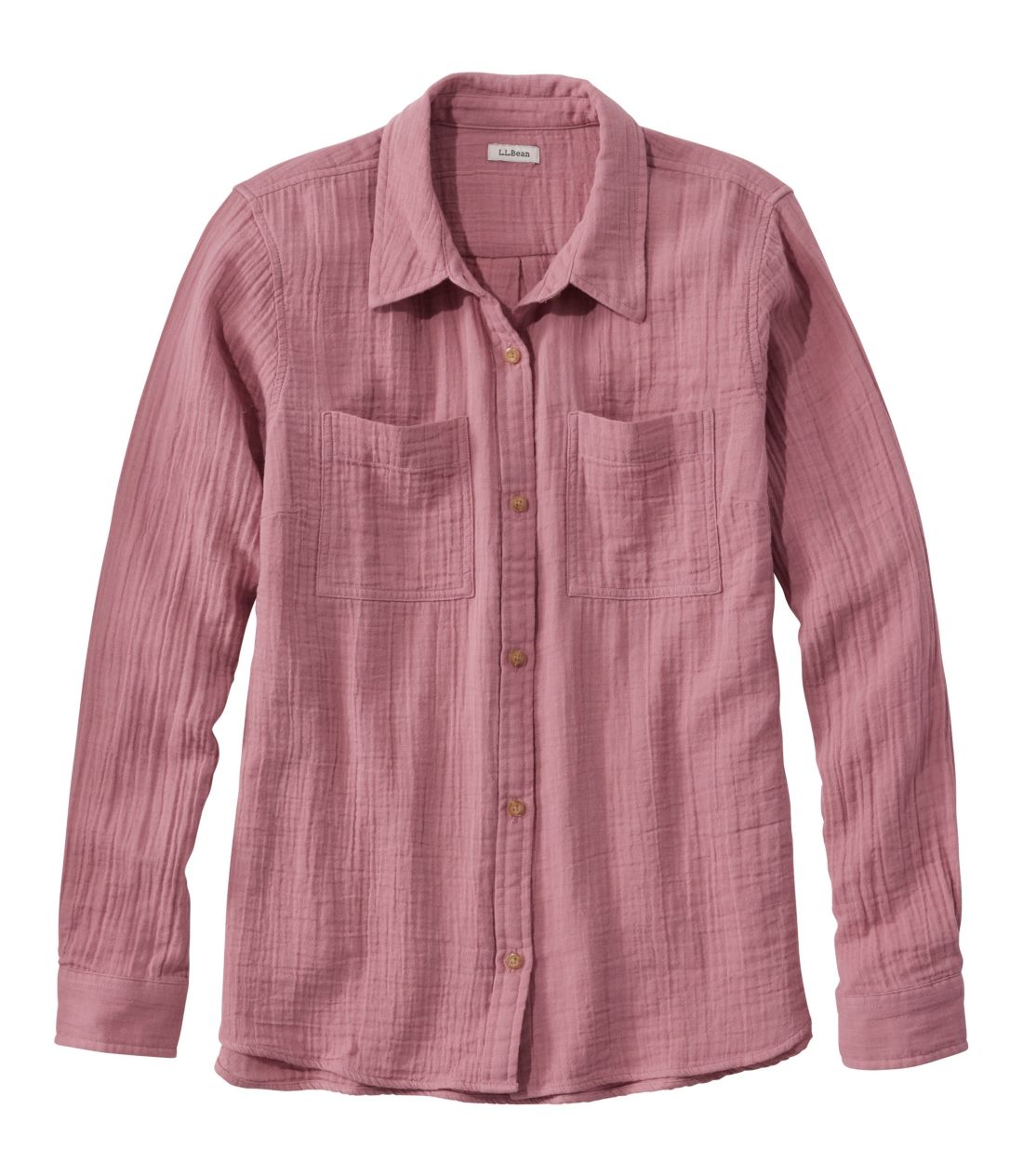 NEhEK[[EVcA^Women's Cloud Gauze Shirt, Long-Sleeve