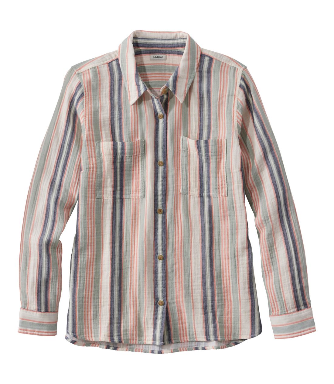 NEhEK[[EVcA^Women's Cloud Gauze Shirt, Long-Sleeve