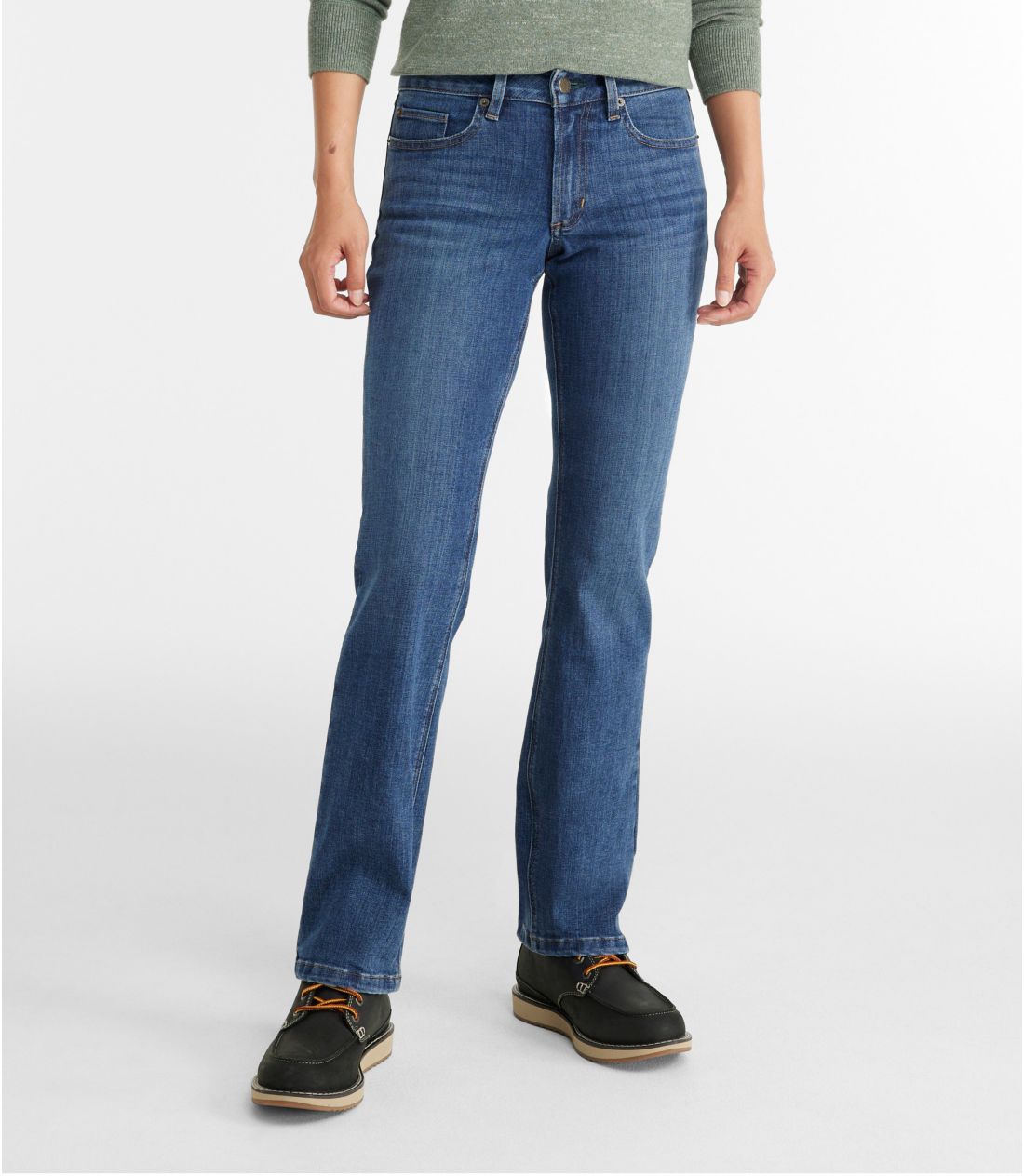 �r�[���t���b�N�X�E�W�[���Y�A�~�b�h���C�Y�@�u�[�c�J�b�g�^Women's BeanFlex Jeans, Mid-Rise Bootcut