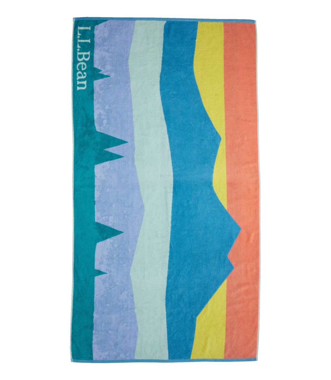 �V�[�T�C�h�E�r�[�`�E�^�I���A�J���[�o�[�E�V�[�j�b�N�^Seaside Beach Towel, Colorbars Scenic