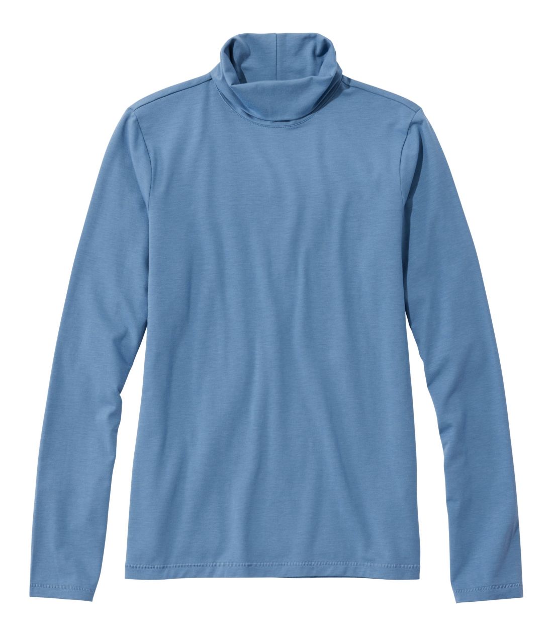 �\�t�g�E�X�g���b�`�E�X�[�s�}�u�����h�E�e�B�A�^�[�g���l�b�N�^Women's Soft Stretch Supima-Blend Tee, Turtleneck