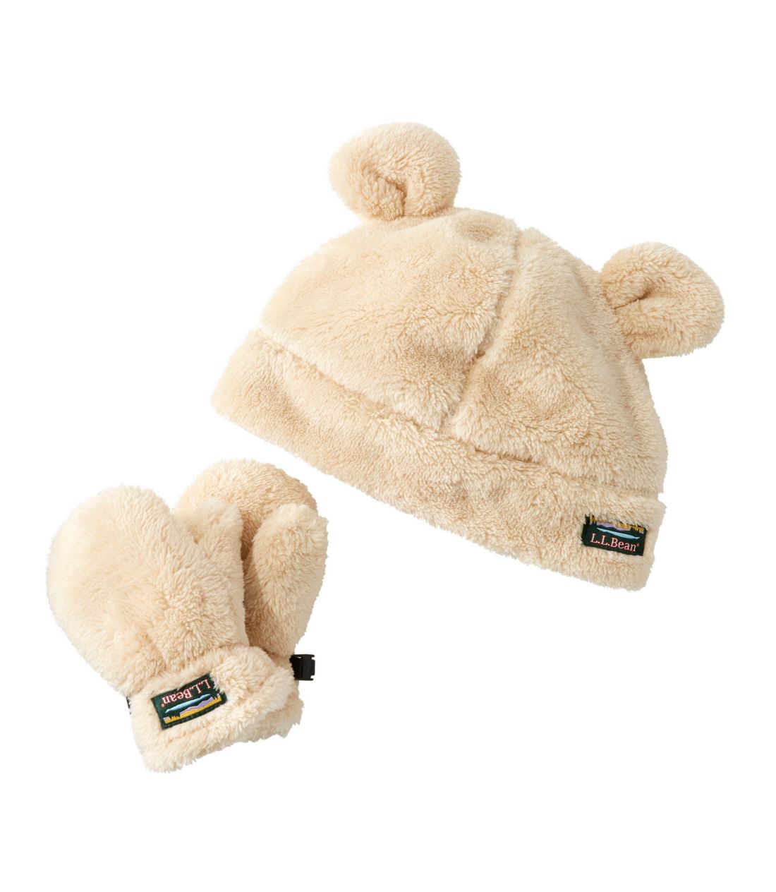 cEnCpCEnbgEAhE~gEZbg^Infants' and Toddlers' Hi-Pile Hat and Mitten Set
