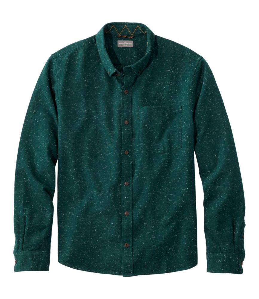 �V�O�l�`���[�E�h�j�S�[���E�E�[�u���E�V���c�A�����^Men's Signature Donegal Woven Shirt, Long-Sleeve