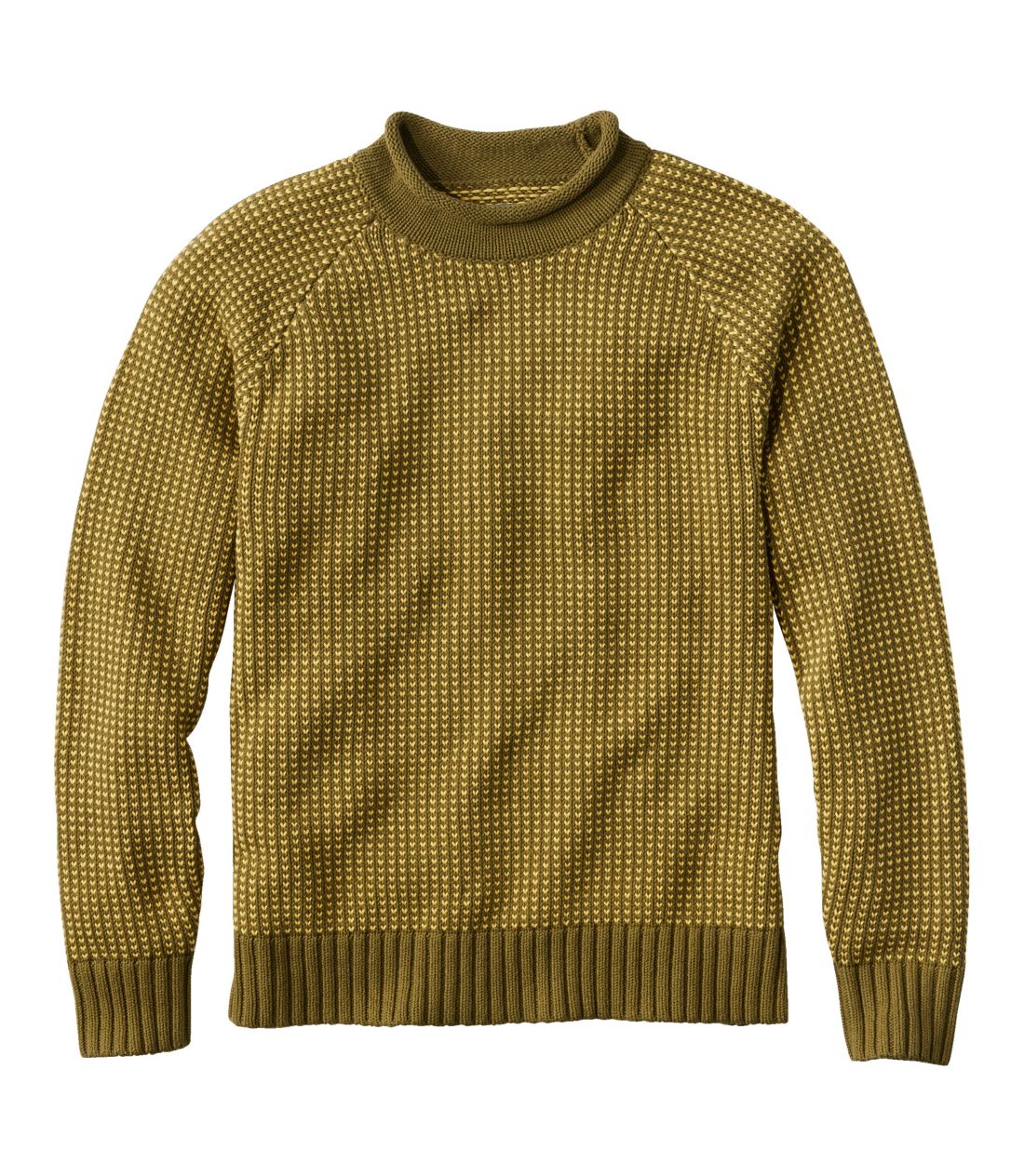 VOl`[EI[KjbNERbgE[lbNEZ[^[AtFAAC^Men's Signature Organic Cotton Rollneck Sweater, Fair Isle