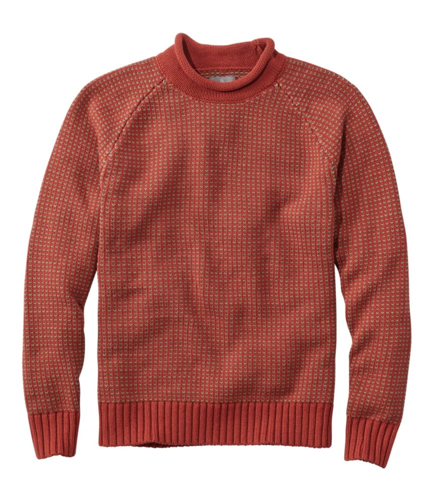 VOl`[EI[KjbNERbgE[lbNEZ[^[AtFAAC^Men's Signature Organic Cotton Rollneck Sweater, Fair Isle
