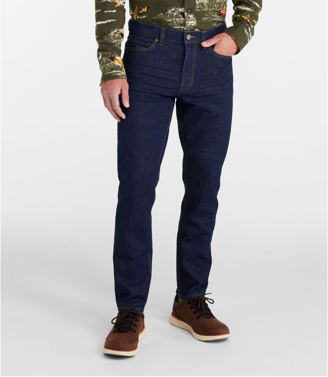 �V�O�l�`���[�E�w���e�[�W�E�f�j���A�N���V�b�N�E�t�B�b�g�@�e�[�p�[�h���b�O�^Men's Signature Heritage Denim, Classic Fit Tapered-Leg