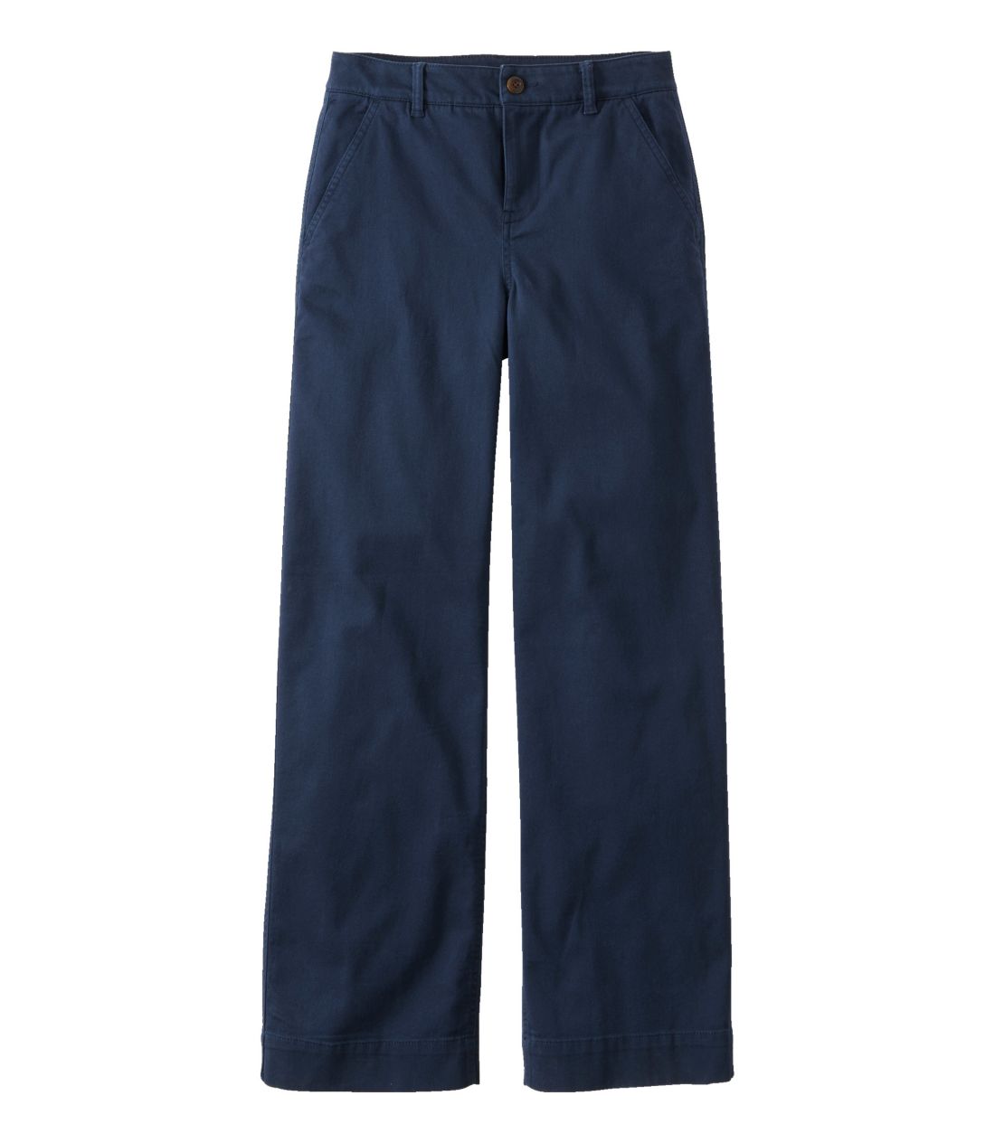 �R���t�H�[�g�E�X�g���b�`�E�p���c�A�~�b�h���C�Y�@���C�h���b�O�@�`�m�^Women's Comfort Stretch Pants, Mid-Rise Wide-Leg Chino