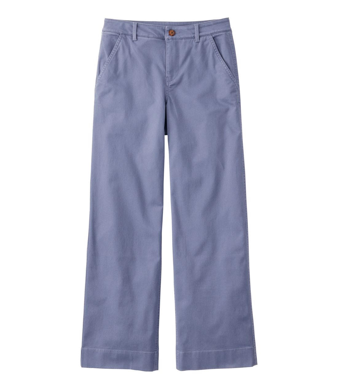 �R���t�H�[�g�E�X�g���b�`�E�p���c�A�~�b�h���C�Y�@���C�h���b�O�@�`�m�^Women's Comfort Stretch Pants, Mid-Rise Wide-Leg Chino