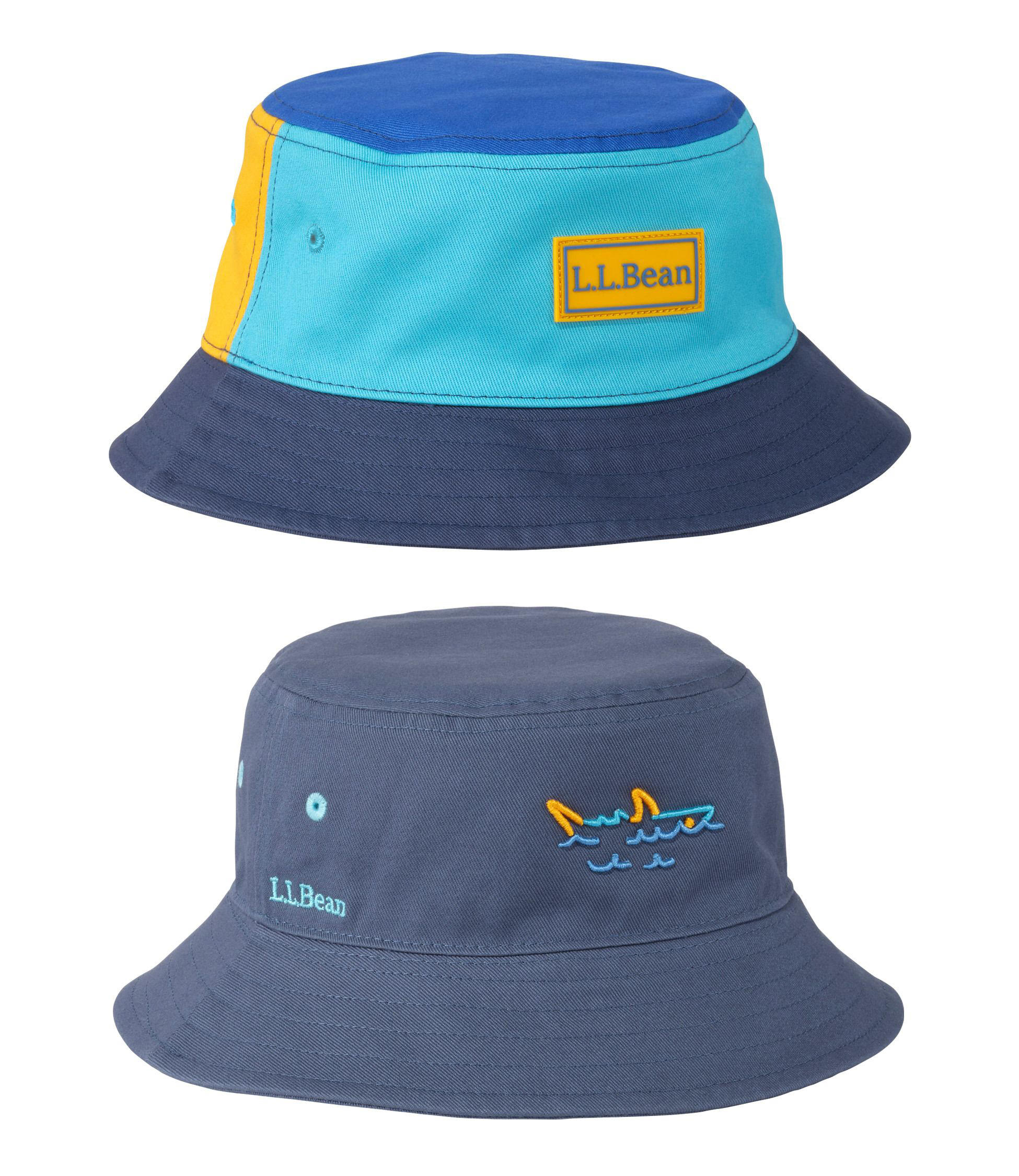 LbYEr[YEo[VuERbgEoPbgEnbg^Kids' Bean's Reversible Cotton Bucket Hat