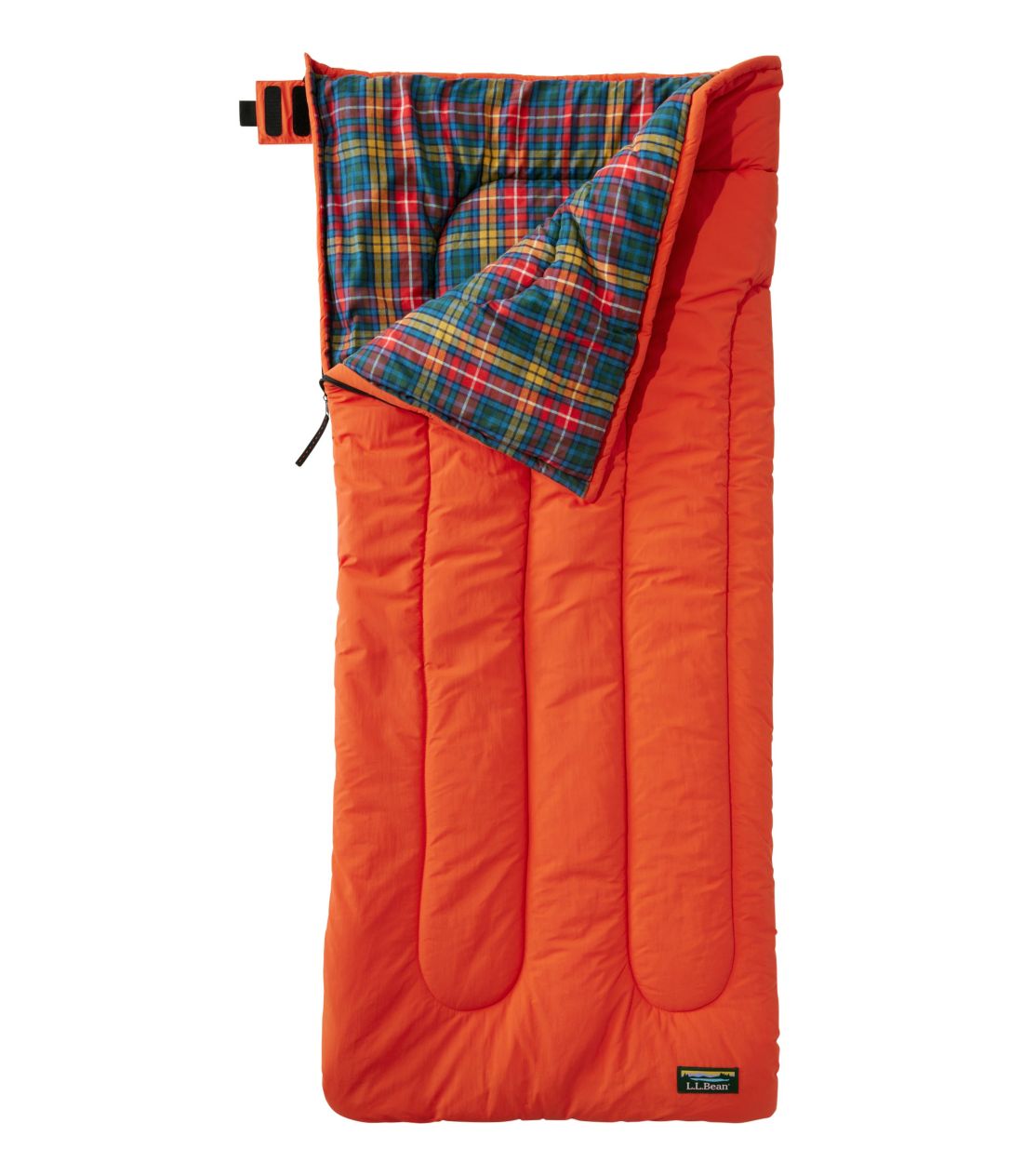 LbYEGEGEr[EtlChELvEX[sOEobOA4^Kids' L.L.Bean Flannel Lined Camp Sleeping Bag, 4