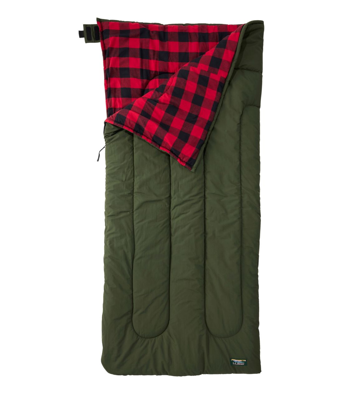 GEGEr[EtlChELvEX[sOEobOA-7^Adults' L.L.Bean Flannel Lined Camp Sleeping Bag, -7