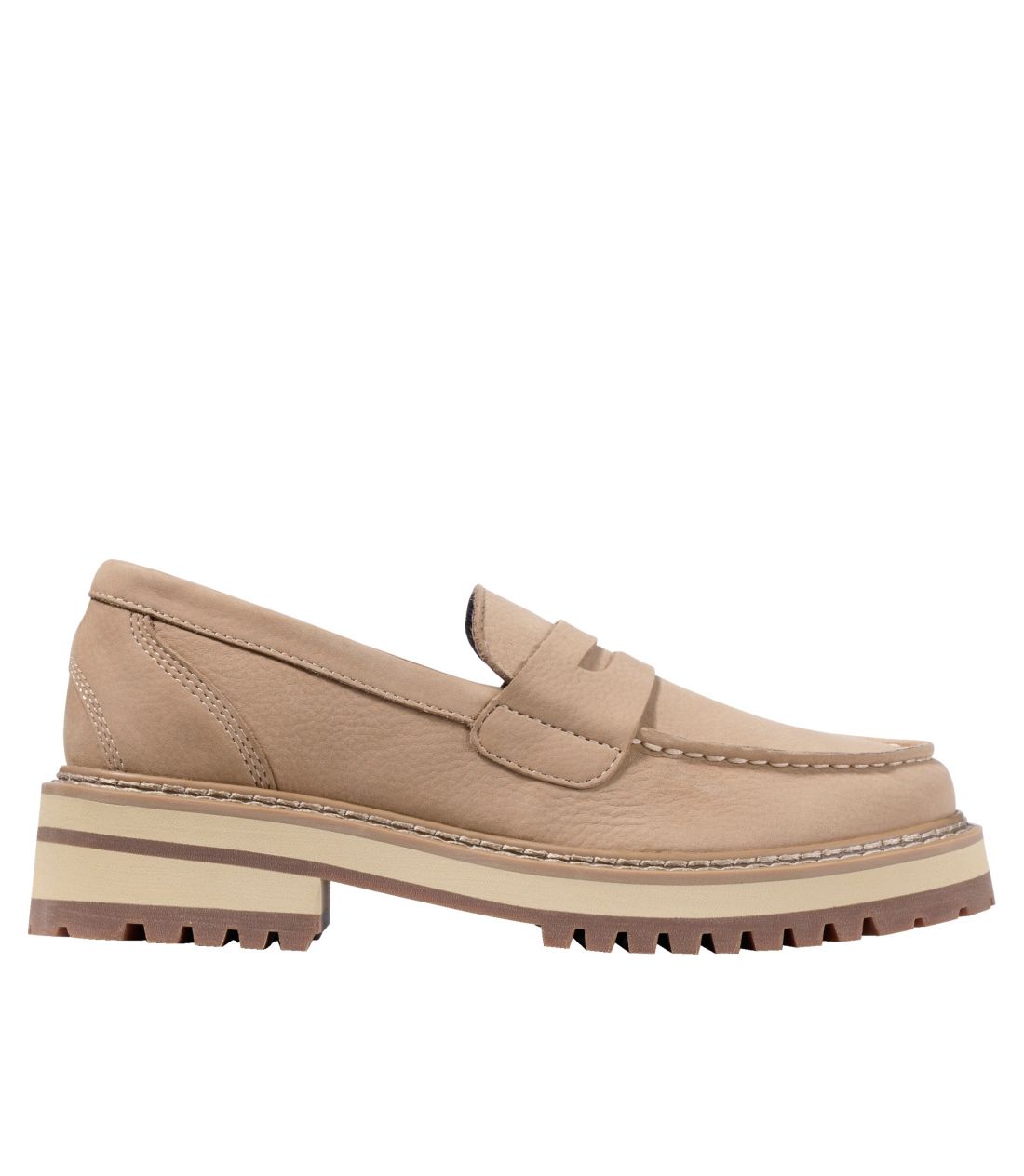 �J���f���E�q���Y�E�y�j�[�E���[�t�@�[�A���U�[�^Women's Camden Hills Penny Loafers, Leather