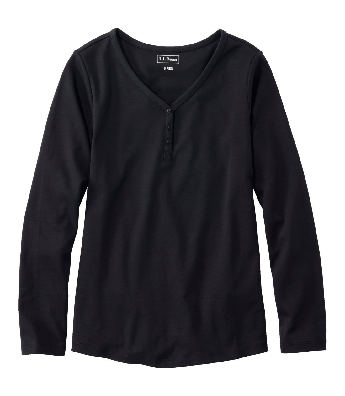 �G���E�G���E�r�[���E�e�B�A�����@V�l�b�N�E�w�����[�^Women's L.L.Bean Tee, Long-Sleeve V-Neck Henley