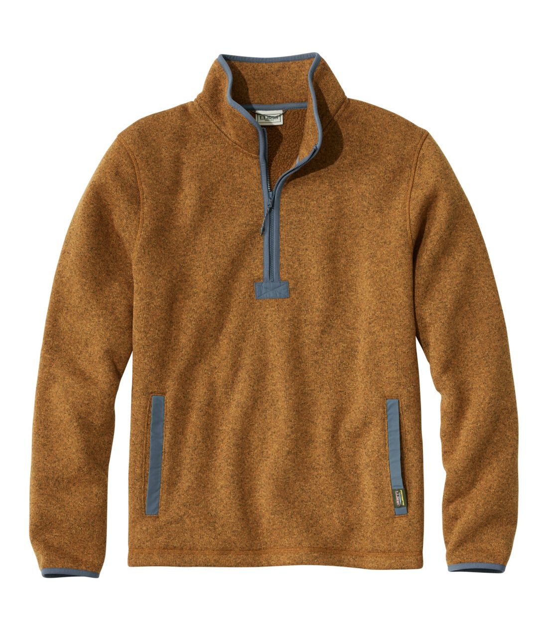 �r�[���Y�E�Z�[�^�[�E�t���[�X�E�n�[�t�W�b�v�E�v���I�[�o�[�^Men's Bean's Sweater Fleece Half-Zip Pullover