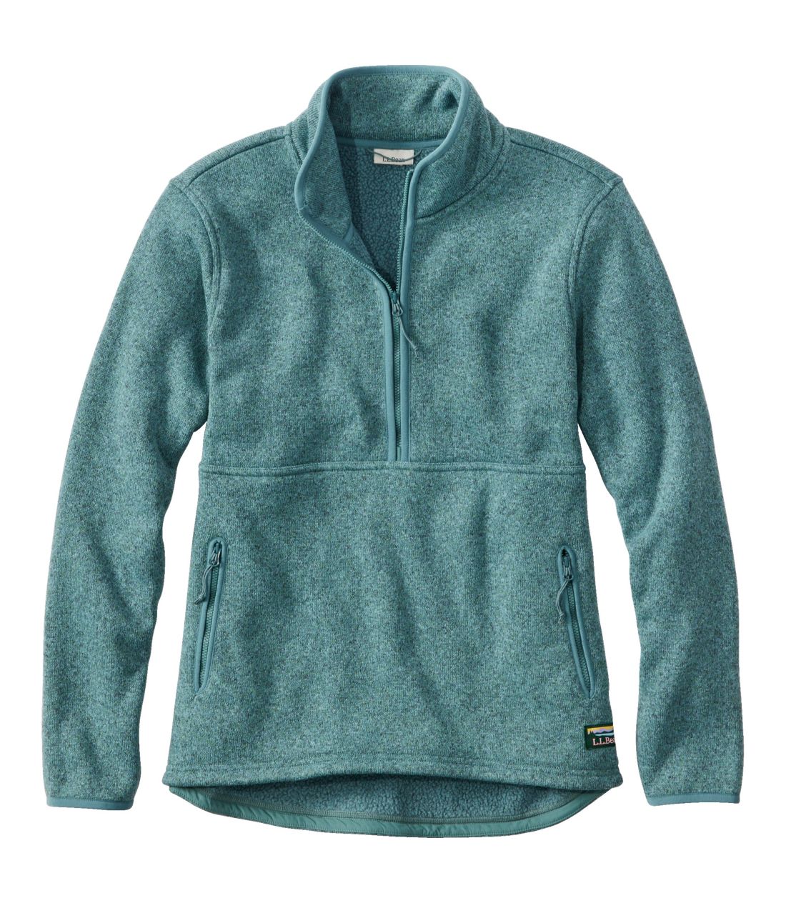 �G���E�G���E�r�[���E�Z�[�^�[�E�t���[�X�E�n�[�t�W�b�v�E�v���I�[�o�[�^Women's L.L.Bean Sweater Fleece Half-Zip Pullover