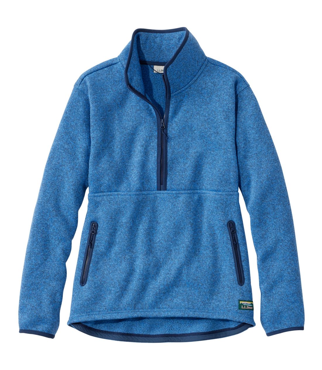 �G���E�G���E�r�[���E�Z�[�^�[�E�t���[�X�E�n�[�t�W�b�v�E�v���I�[�o�[�^Women's L.L.Bean Sweater Fleece Half-Zip Pullover