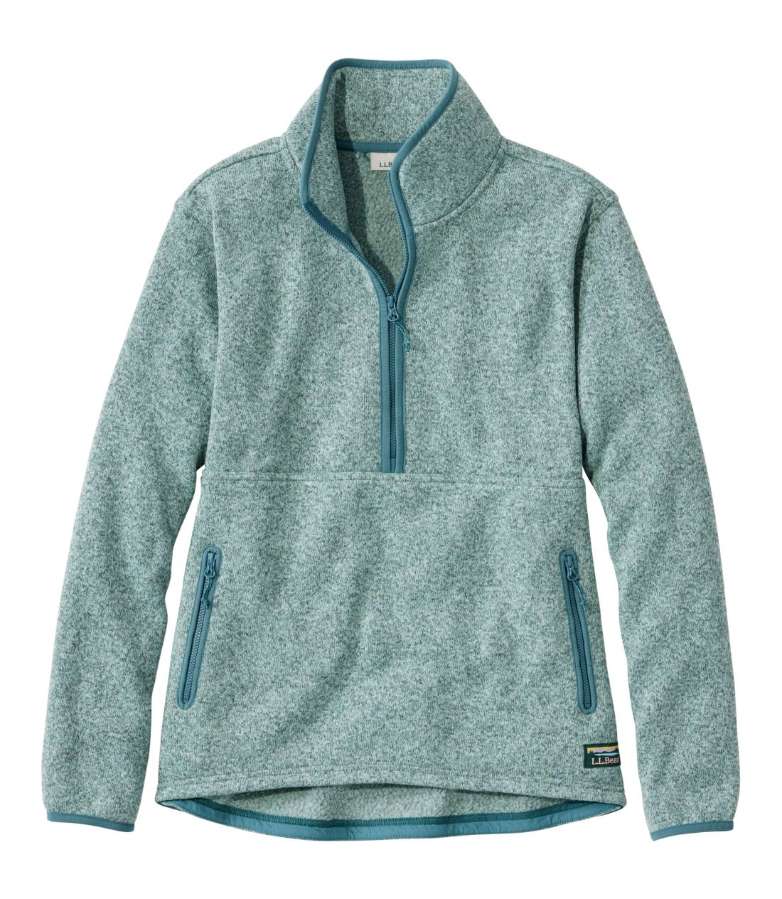 �G���E�G���E�r�[���E�Z�[�^�[�E�t���[�X�E�n�[�t�W�b�v�E�v���I�[�o�[�^Women's L.L.Bean Sweater Fleece Half-Zip Pullover