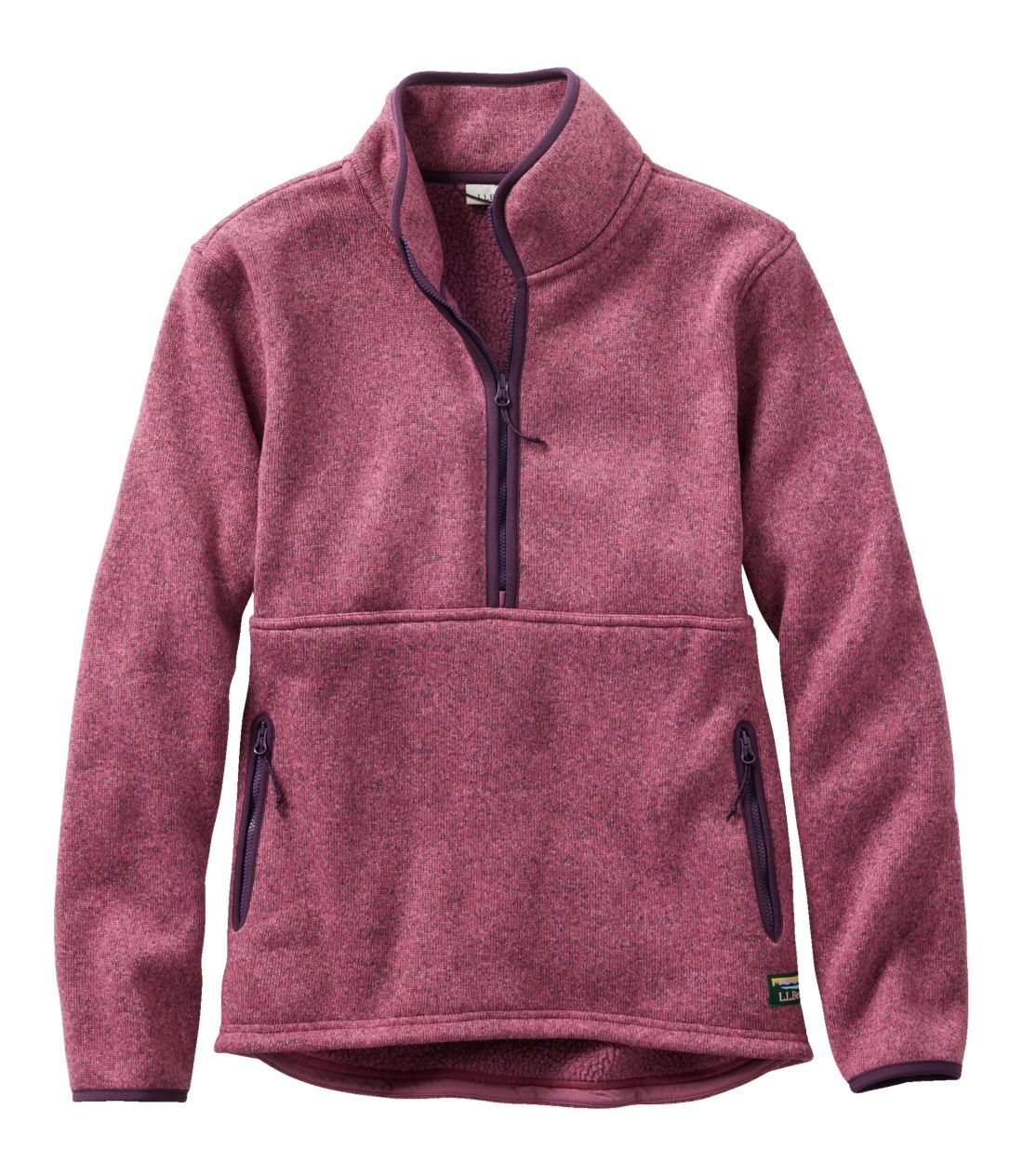 GEGEr[EZ[^[Et[XEn[tWbvEvI[o[^Women's L.L.Bean Sweater Fleece Half-Zip Pullover
