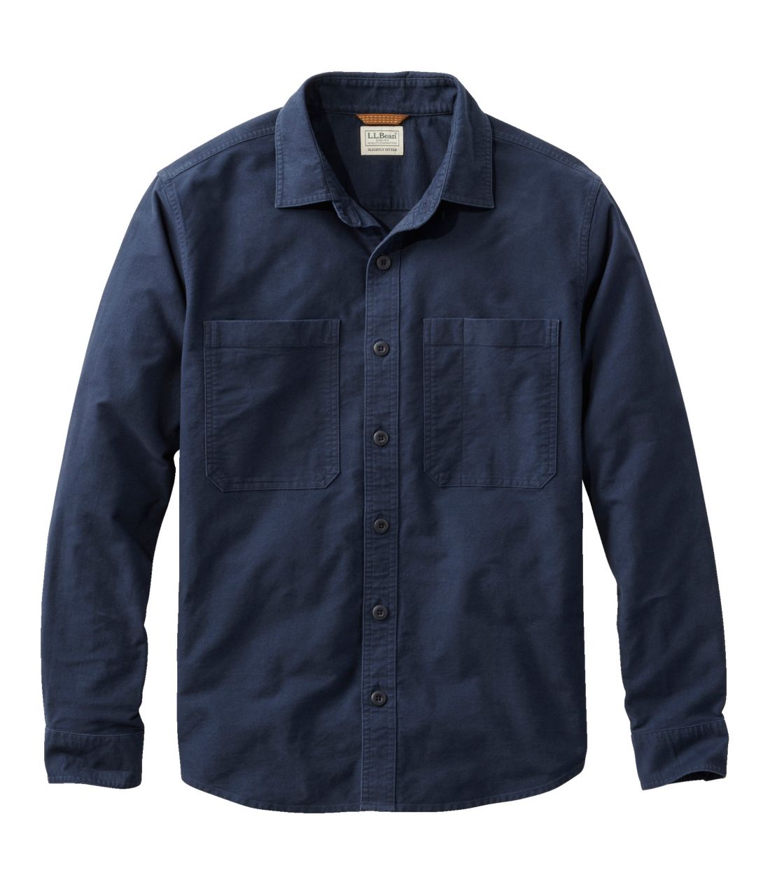 r[YE[XLEVcAXCg[EtBbg^Men's Bean's Moleskin Shirt, Slightly Fitted Untucked Fit