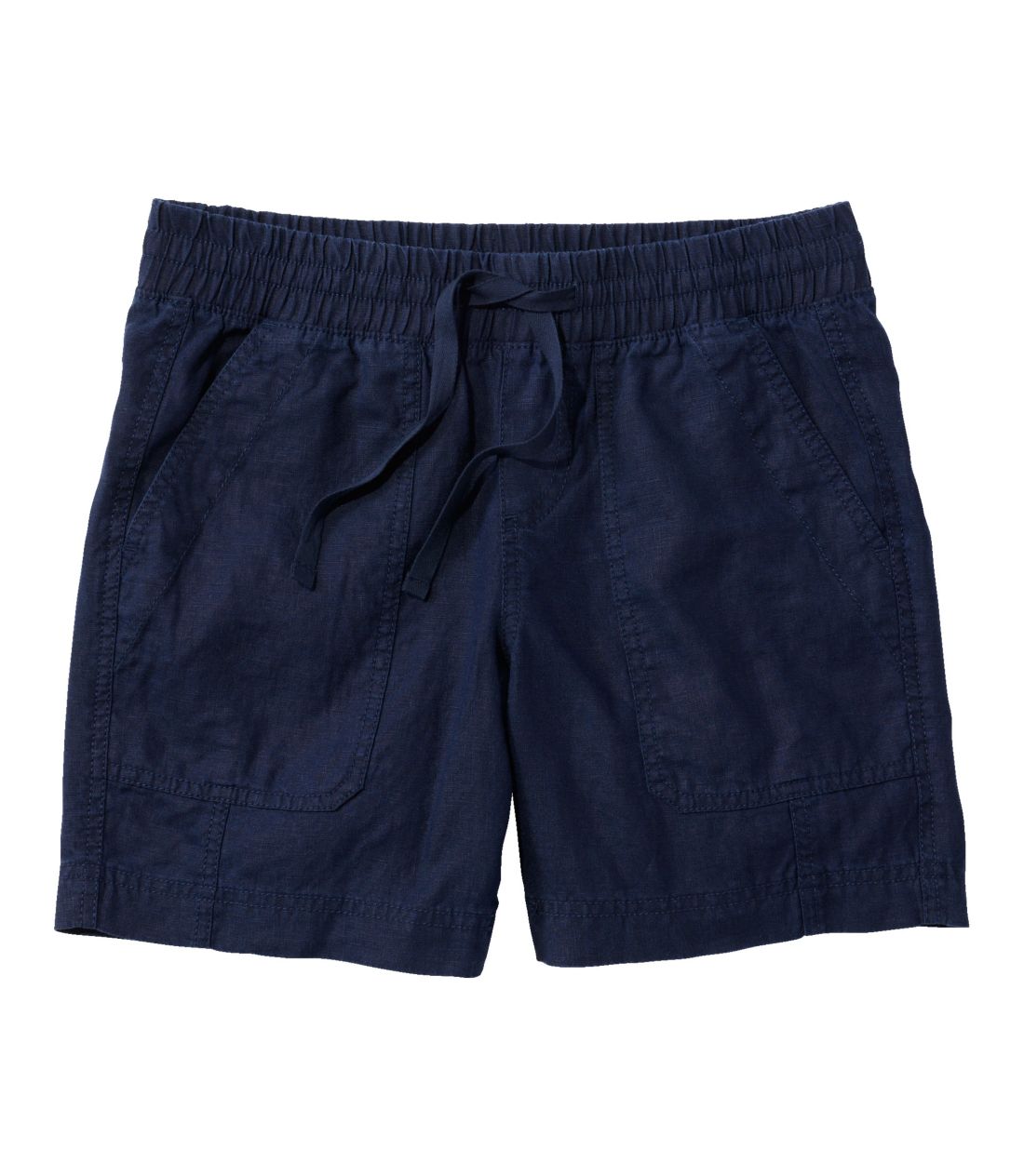 �v���~�A���E�E�H�b�V���u���E���l���E�V���[�c�A�~�b�h���C�Y�@6�C���`�^Women's Premium Washable Linen Shorts, Mid-Rise 6�g