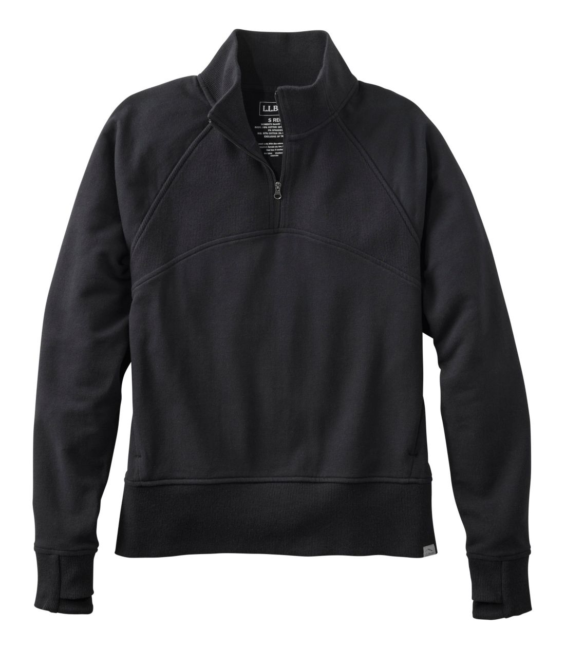 �G���E�G���E�r�[���E�R�[�W�[�E�X�E�F�b�g�V���c�A�N�H�[�^�[�W�b�v�E�v���I�[�o�[�^Women's L.L.Bean Cozy Sweatshirt, Quarter-Zip Pullover