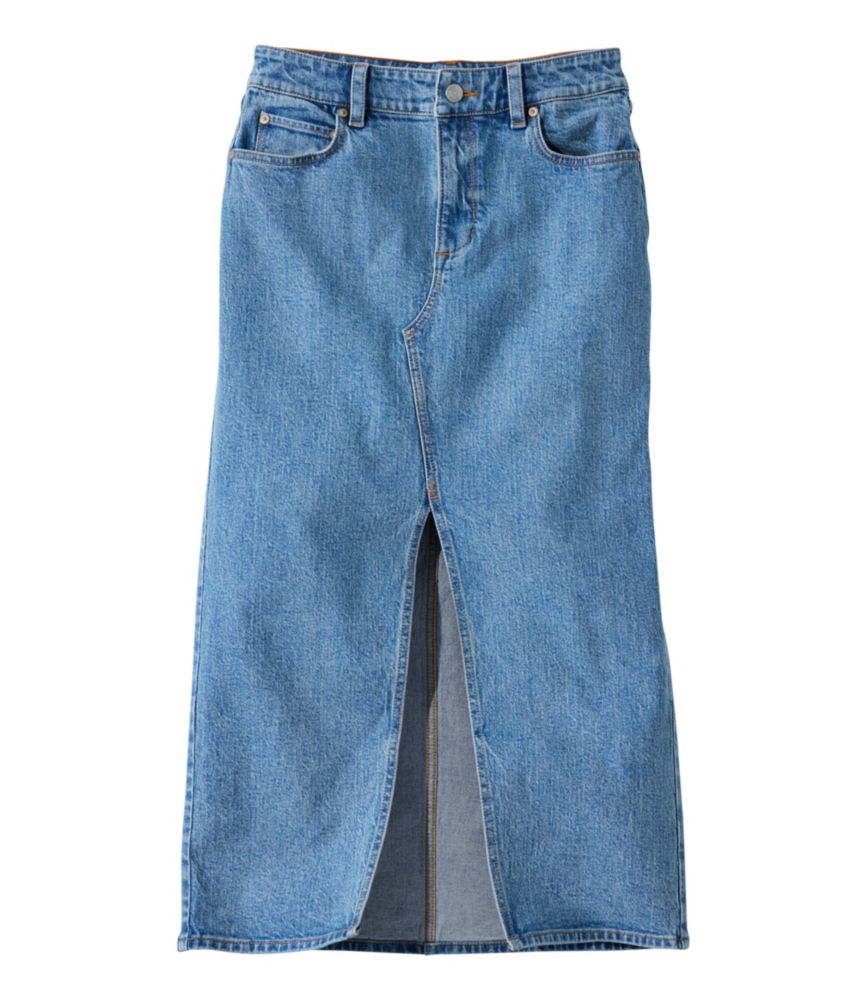 �V�O�l�`���[�E�w���e�[�W�E�f�j���E�~�f�B�E�X�J�[�g�^Women's Signature Heritage Denim Midi Skirt