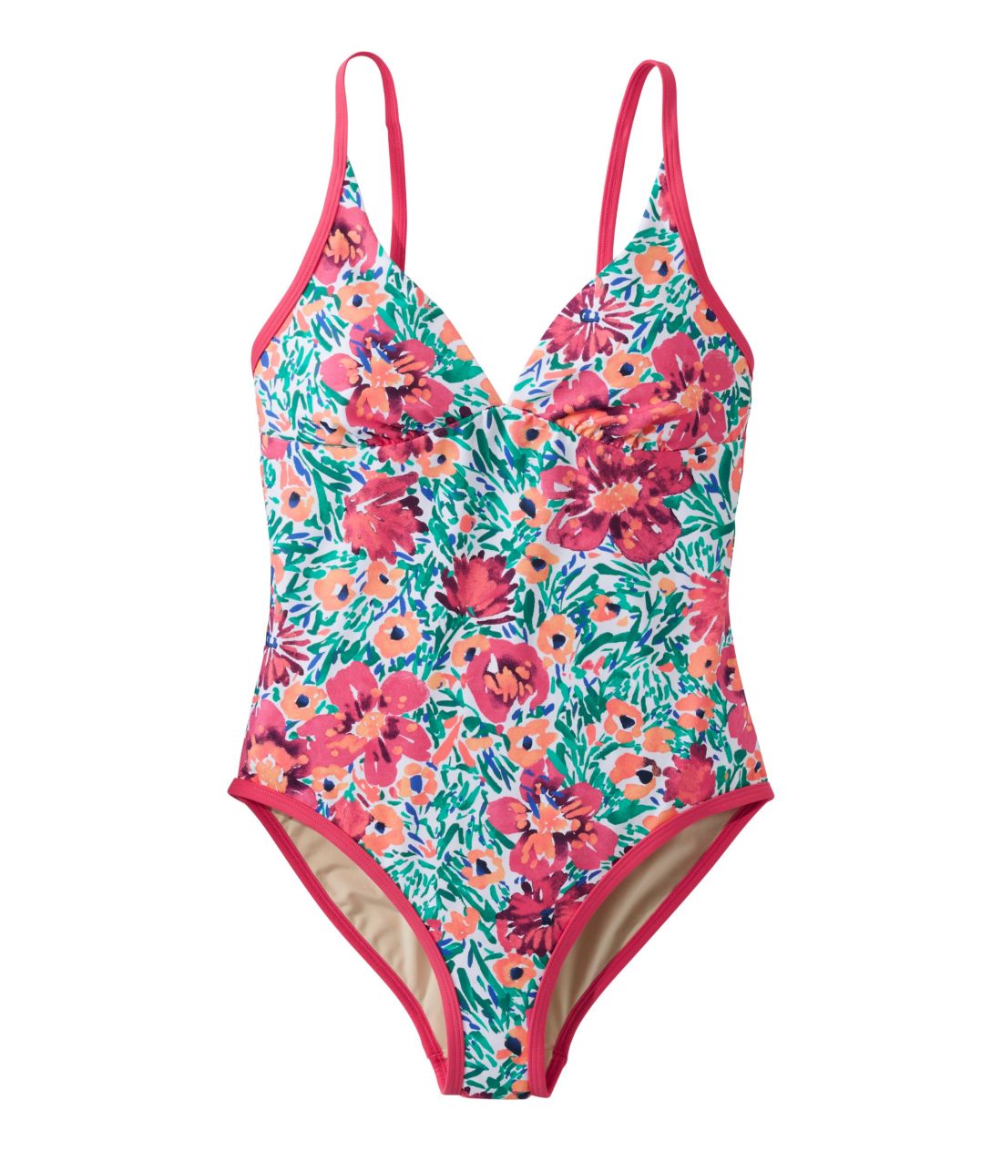 GEGEr[ER[X^EGbZVEXCEGAAVlbNE^NX[c@vg^Women's Coastal Essentials Swimwear, V-Neck Tanksuit Print
