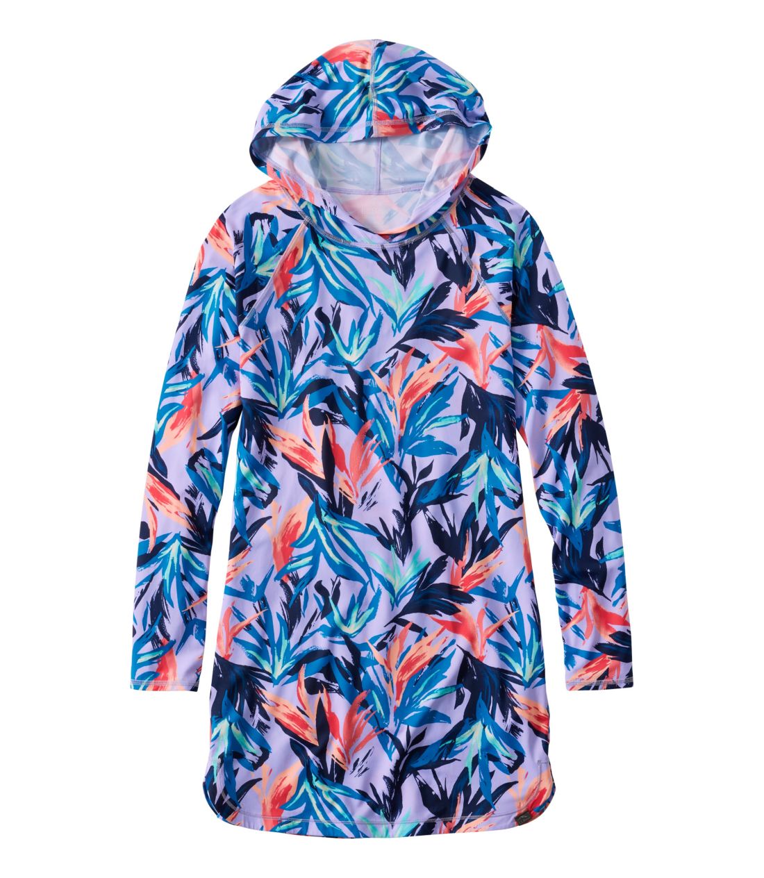 TX}[g UPF 50+ TEVcAt[fBE`jbN@vg^Women's SunSmart UPF 50+ Sun Shirt, Hooded Tunic Print